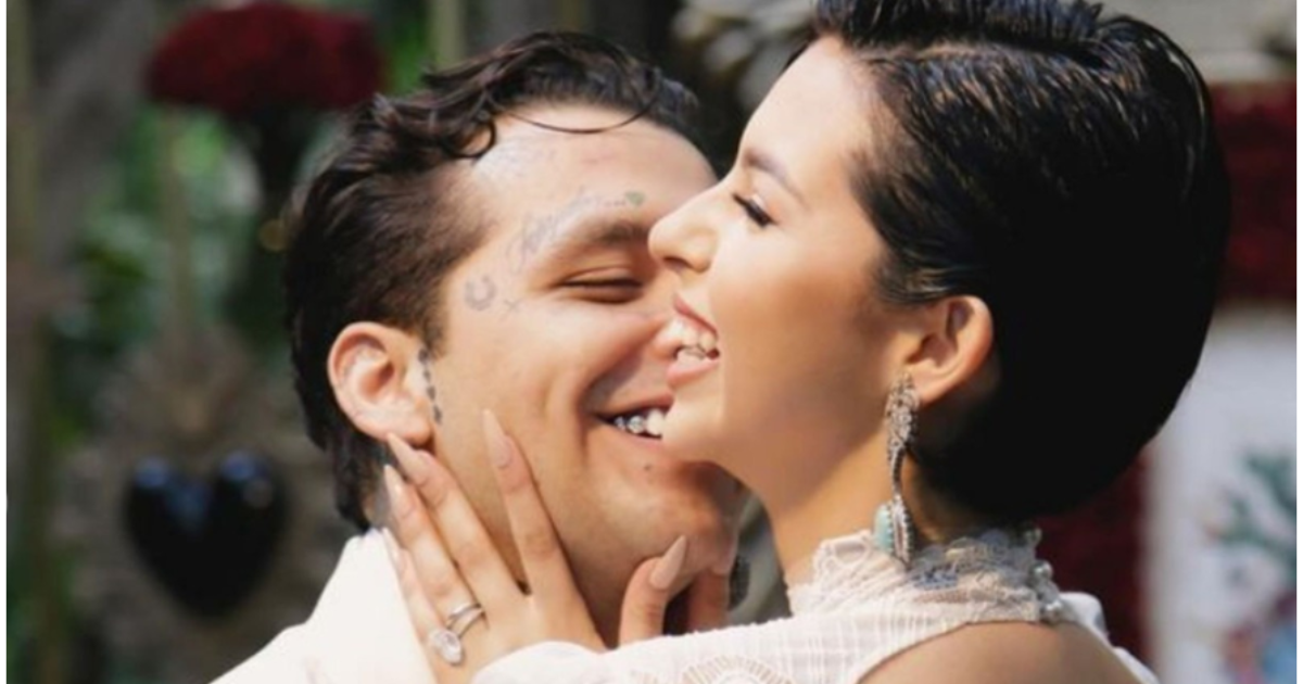 Christian Nodal and Ángela Aguilar