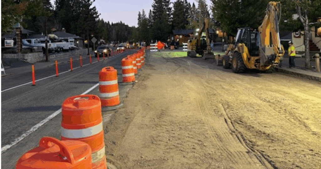 Cierres de Carriles en la Región del Lago Tahoe