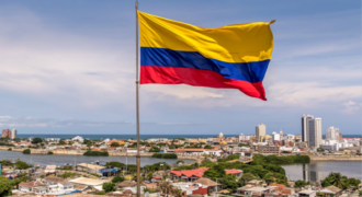 Ciudadanos colombianos votando en las elecciones presidenciales del 31 de mayo