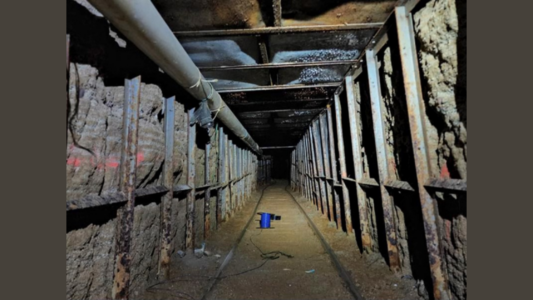 Narcotúnel descubierto por autoridades mexicanas entre Tijuana y San Diego