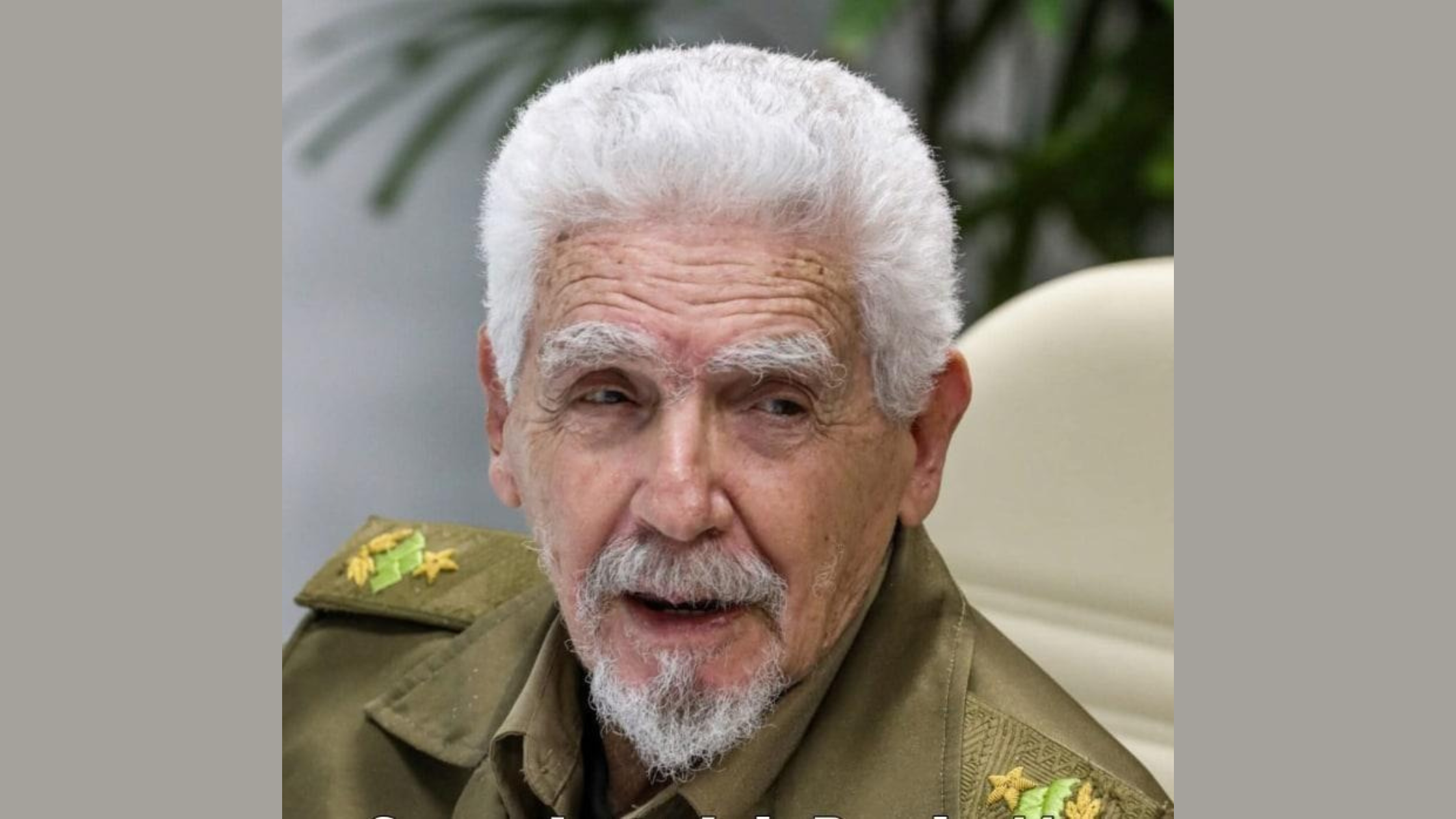 Ramiro Valdés Menéndez histórico dirigente del gobierno cubano