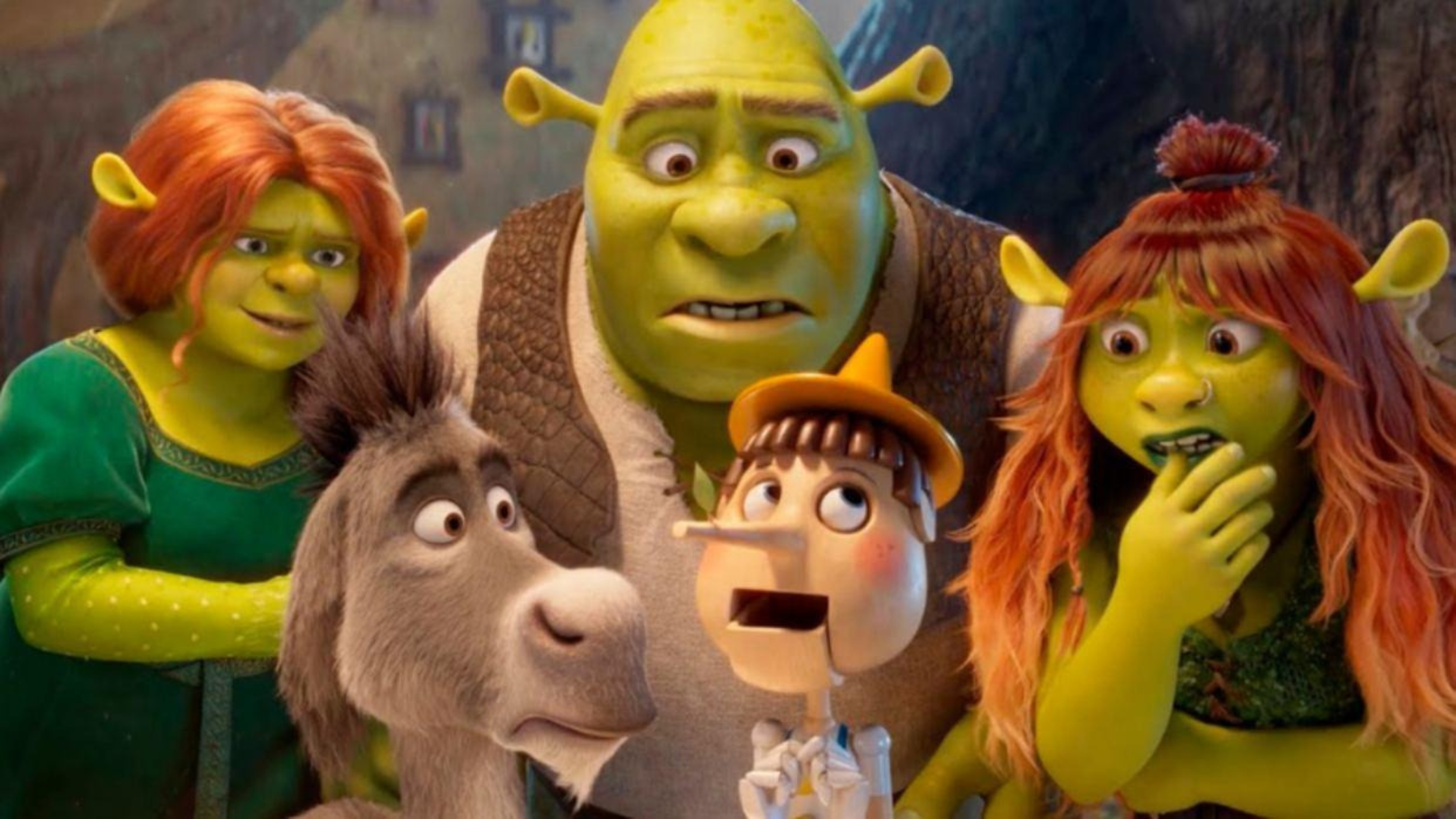 Shrek, Fiona y Burro en el primer avance de Shrek 5