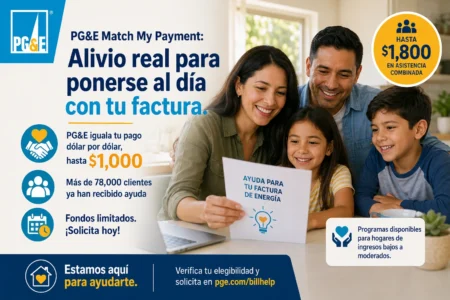 Asistencia de contrapartida disponible para facturas de energía