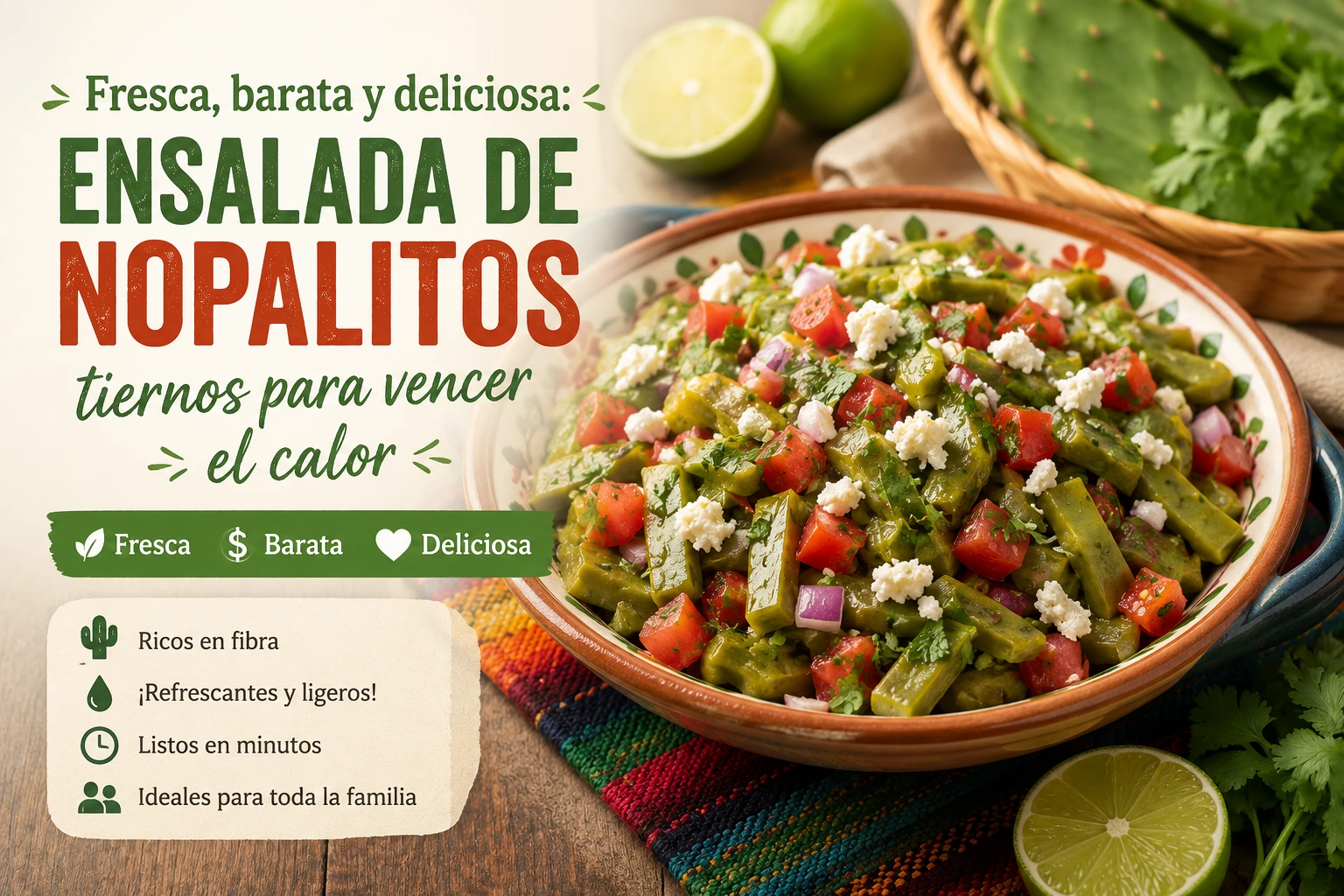 Fresca, barata y deliciosa