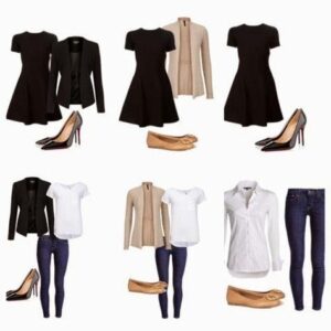 3 prendas básicas que no pueden faltar en tu clóset 1 Camisa blanca blazer y pantalón básico como prendas esenciales del clóset