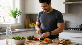 Modern Kitchen Vegetable Prep