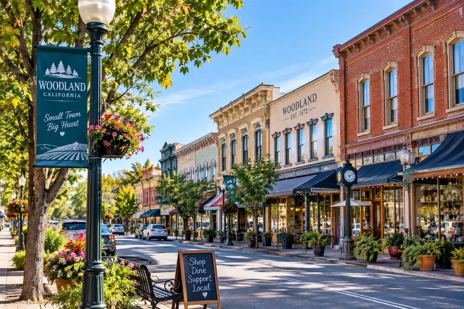 Woodland California Historic Main Street